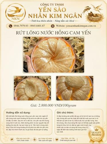 Rút Lông Nước Hồng Cam Yến